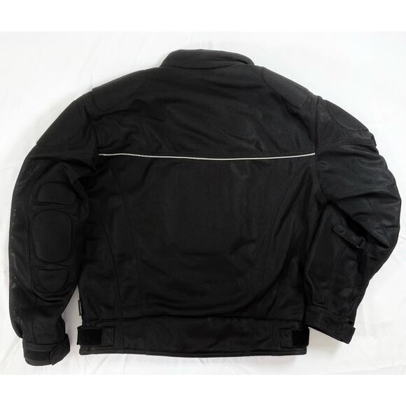 Firstgear Vented Mesh Tex II Warm Weather Motorcycle Jacket Armored Men Large - Picture 6 of 8